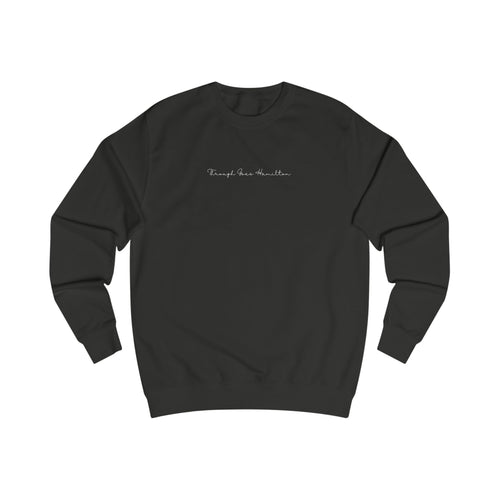 "THROUGH GOES HAMILTON" MINIMAL SWEATER