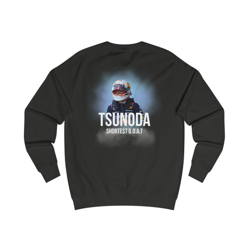 "SHORTEST G.O.A.T" GRAPHIC SWEATER