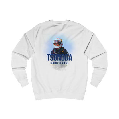 "SHORTEST G.O.A.T" GRAPHIC SWEATER
