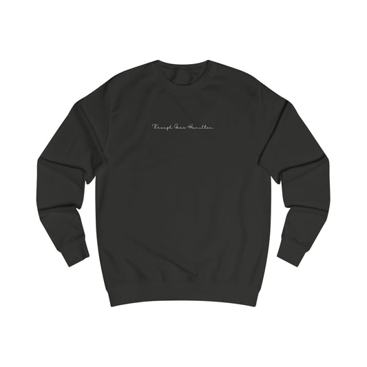 "THROUGH GOES HAMILTON" MINIMAL SWEATER