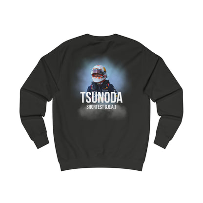 "SHORTEST G.O.A.T" GRAPHIC SWEATER
