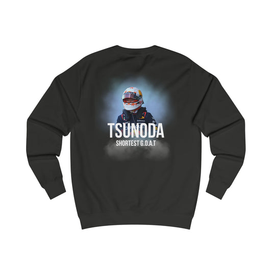 "SHORTEST G.O.A.T" GRAPHIC SWEATER